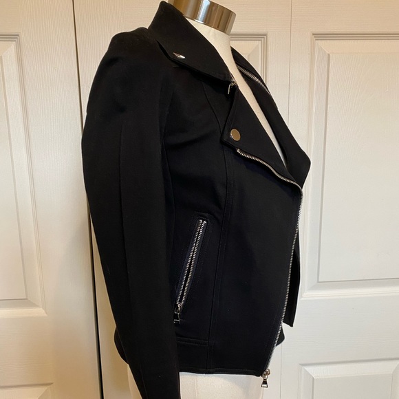 ISO Express Black Moto Jacket Size Small - Picture 2 of 5